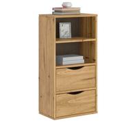 Armoire latérale avec tiroirs ODDA 40x24x79 cm bois massif pin