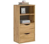 Armoire latérale avec tiroirs ODDA 40x24x79 cm bois massif pin, armoire, buffet, meuble de rangement de cuisine, 4103593
