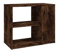 vidaXL Armoire Latérale Buffet Armoire de Rangement Organisateur de Maison Meuble de Rangement Intérieur Chêne Fumé 60x30x50 cm Bois d'Ingénierie