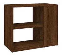 vidaXL Armoire Latérale Buffet Armoire de Rangement Organisateur de Maison Meuble de Rangement Intérieur Chêne Marron 60x30x50 cm Bois d'Ingénierie
