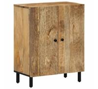 Vidaxl Armoire Latérale 60x33x75 Cm Bois Massif De Manguier Marron