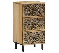 Vidaxl Armoire Latérale 40x33x75 Cm Bois Massif De Manguier Marron