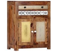 Bois de Sesham Massif Armoire Latérale Buffet Commode Rangement Salon vidaXL