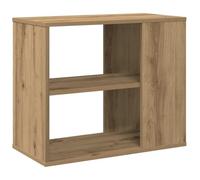 vidaXL Armoire latérale chêne artisanal 60x30x50 cm bois d'ingénierie 856493 Marron G