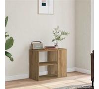 vidaXL Armoire latérale chêne artisanal 60x30x50 cm bois d'ingénierie 856493 Marron G