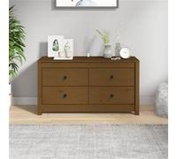 Armoire latérale Marron Miel 100x40x54 cm Bois de pin massif821777