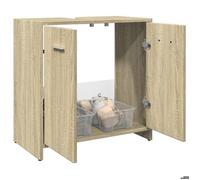 vidaXL Armoire lavabo de salle de bain Chêne Sonoma 60×33×60 cm
