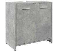 vidaXL Armoire lavabo de Salle de Bain Gris béton 60x33x60 cm