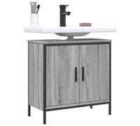 vidaXL Armoire lavabo de salle de bain sonoma gris 60x30x60 cm