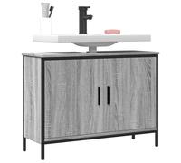 vidaXL Armoire lavabo de salle de bain sonoma gris 80x30x60 cm