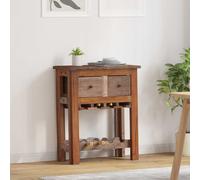 vidaXL Armoire Marron 60 x 30 x 70 cm Bois Recyclé Solide, Salle à manger, un endroit pour les rassemblements en famille, les repas partagés et les souvenirs autour de la table qui célèbrent la conviv