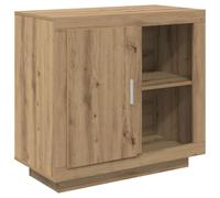 vidaXL Armoire moderne, armoire rectangulaire pour le salon, décor contemporain, minimaliste et chic en bois d'ingénierie