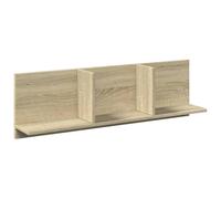 vidaXL Armoire murale 100×16,5×30 cm chêne Sonoma – bois d'ingénierie, flottante, étagère