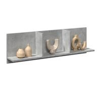 vidaXL Armoire murale 100x16,5x30 cm gris béton bois d'ingénierie