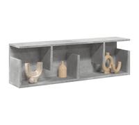 Vidaxl Armoire Murale 100x20x30 Cm Gris Béton Bois D'ingénierie Marron