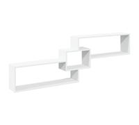 Vidaxl Armoire Murale 158x18x53 Cm Blanc Bois D'ingénierie Blanc