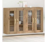 vidaXL Armoire murale 2 pcs chêne artisanal 69.5 x 34 x 90 cm