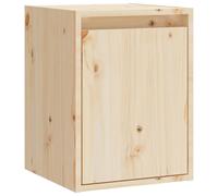 Vidaxl Armoire Murale 30x30x40 Cm Bois De Pin Massif Marron