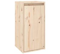 2x Armoires Murales 30x30x60 cm Bois de Pin Massif Flottantes Meubles vidaXL