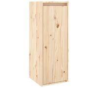 vidaXL Armoire murale 30x30x80 cm Bois de pin massif Marron