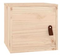 Armoire Murale Gris 31,5x30x30 cm Bois de Pin Massif Étagère Suspendue vidaXL