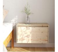 Vidaxl Armoire Murale 60x30x35 Cm Bois De Pin Massif Marron