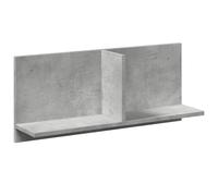 vidaXL Armoire murale 70x16,5x30 cm gris béton Bois composite