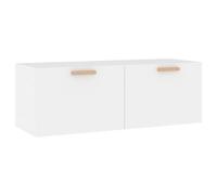 vidaXL Armoire murale Blanc 100x36,5x35 cm Bois d'ingénierie Multicolore