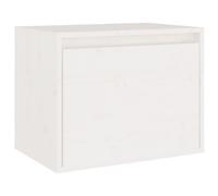 Vidaxl Armoire Murale Blanc 45x30x35 Cm Bois De Pin Massif