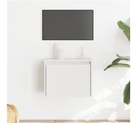 vidaXL Armoire murale Blanc 45x30x35 cm Bois de pin massif813437 Blanc G
