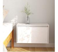 vidaXL Armoire murale Blanc 60x30x35 cm Bois de pin massif