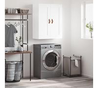 Vidaxl Armoire Murale Blanc 69,5x34x90 Cm Bois D'ingénierie Multicolore