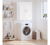 Vidaxl Armoire Murale Blanc 69,5x34x90 Cm Bois D'ingénierie Multicolore