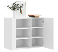 Vidaxl Armoire Murale Blanc 75x35x60 Cm Bois D'ingénierie Blanc