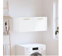 vidaXL Armoire murale blanc 80x36,5x35 cm bois d'ingénierie 830060