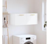vidaXL Armoire Murale Blanc 80x36,5x35 cm Bois d'ingénierie