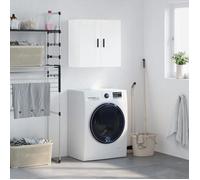 Vidaxl Armoire Murale Blanc Brillant 60x31x60 Cm Bois D'ingénierie Blanc
