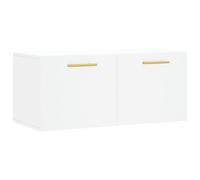 vidaXL Armoire murale blanche 80x36,5x35 cm Bois composite