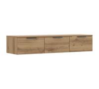 vidaXL Armoire murale Chêne artisanal 102x30x20 cm – 2 tiroirs – Bois d'ingénierie