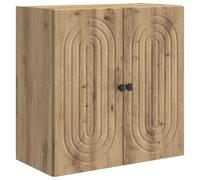 vidaXL Armoire Murale Chêne Artisanal 59 x 31 x 60 cm, Salon, Rangement Mural Vintage, Placard intérieur rectangulaire, Organisateur Pratique, Bois reconstitué