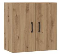 vidaXL Armoire Murale chêne Artisanal 60x31x60 cm Bois d'ingénierie, Armoire Flottante, Armoire Murale, Armoire à CD, Armoire de Rangement, vitrine