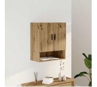 vidaXL Armoire murale Chêne artisanal Bois d'ingénierie 60x31x70 cm Marron