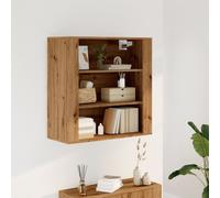 Vidaxl Armoire Murale Chêne Artisanal 80x33x80 Cm Bois D'ingénierie Marron