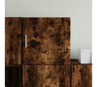 Vidaxl Armoire Murale Chêne Fumé 40x42,5x40 Cm Bois D'ingénierie Multicolore