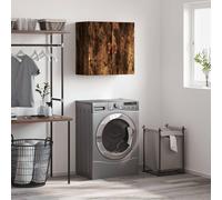 Vidaxl Armoire Murale Chêne Fumé 60x31x60 Cm Bois D'ingénierie Marron