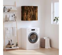 Vidaxl Armoire Murale Chêne Fumé 60x31x60 Cm Bois D'ingénierie Marron