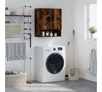 Vidaxl Armoire Murale Chêne Fumé 60x31x70 Cm Bois D'ingénierie Marron