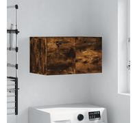 vidaXL Armoire Murale, Placard Suspendu avec Rangement, Meuble Flottant de Salon Salle de Séjour Intérieur, Moderne, Chêne Fumé Bois d'Ingénierie