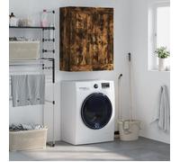 vidaXL Armoire murale chêne fumé 69,5x34x90 cm bois d'ingénierie 830409