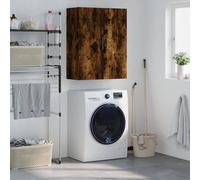 Vidaxl Armoire Murale Chêne Fumé 69,5x34x90 Cm Multicolore